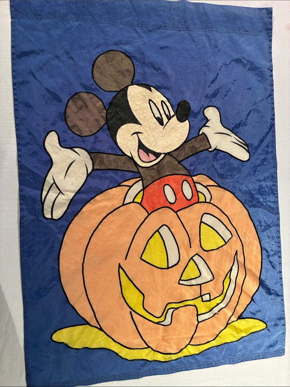 Disney Mickey Mouse Pumpkin Cape - Blue, Orange, Yellow